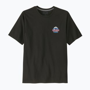 Vyriški žygio marškinėliai Patagonia Great Waves Responsibili Tee black