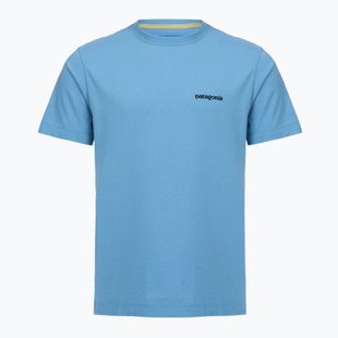 Vyriški marškinėliai Patagonia P-6 Shore blue logo
