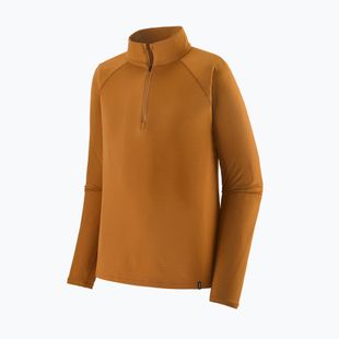 Vyriškas termoaktyvus džemperis Patagonia Capilene Midweight Zip Neck cinnamon brown