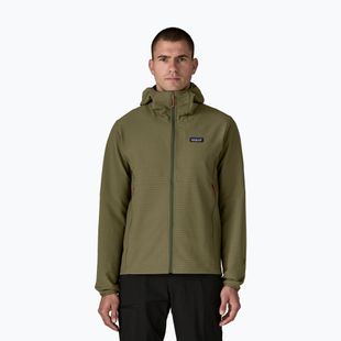 Vyriška softshell striukė Patagonia R1 TechFace Hoody basin green
