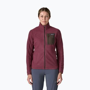 Moteriškas flisinis džemperis Patagonia R1 Air berry fig