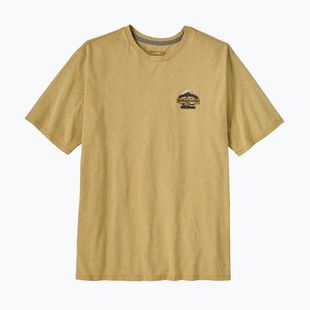 Vyriški marškinėliai Patagonia Great Waves Responsibili-Tee lynx tan