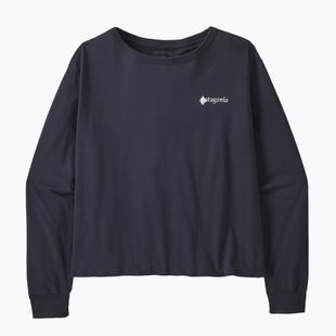 Moteriški marškinėliai ilgomis rankovėmis  Patagonia Hut Tripper Easy Cut smolder blue