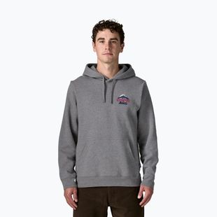 Vyriškas džemperis Patagonia Great Waves Uprisal Hoody gravel heather
