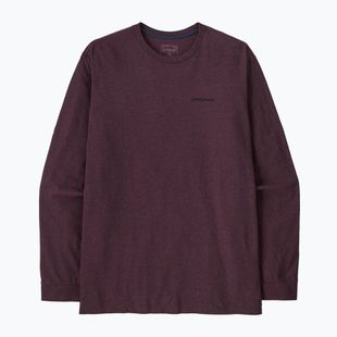 Vyriški ilgomis rankovėmis marškinėliai Patagonia P-6 Logo Responsibili berry fig