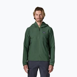 Vyriška softshell striukė Patagonia R1 TechFace Hoody canopy green