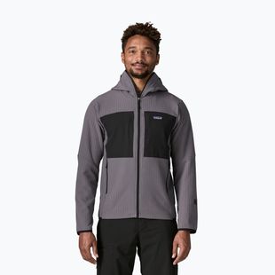 Vyriškas žygio džemperis Patagonia R2 TechFace Hoody may grey