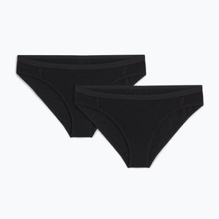 Moteriški termoaktyvūs apatiniai šortukai Icebreaker Merino 150 Siren Bikini 2 pairs black