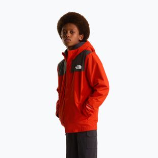 Vaikiška striukė nuo lietaus The North Face Antora lava red