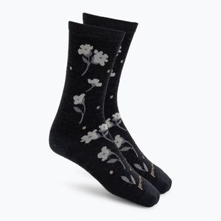 Moteriškos kojinės Smartwool Everyday Garden Gala Crew charcoal