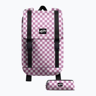 Miesto kuprinė Vans Utility 18 l checkerboard pink fizz