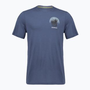 Vyriški marškinėliai Smartwool Lunar Bear Active SS Graphic Tee nightfall blue