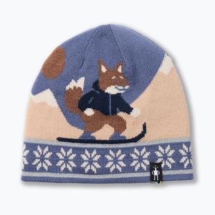 Vaikiška žieminė kepurė Smartwool Reversible Art Beanie nightfall blue