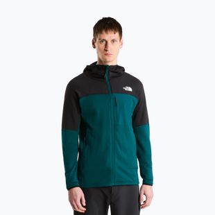 Vyriška striukė The North Face Polartec Powergrid Stormgap Hoodie Pacific Teal/Tnf Black