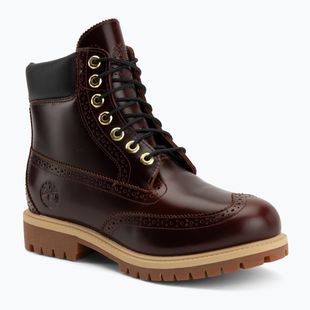 Vyriški batai Timberland Premium 6 In Lace burgundy full grain