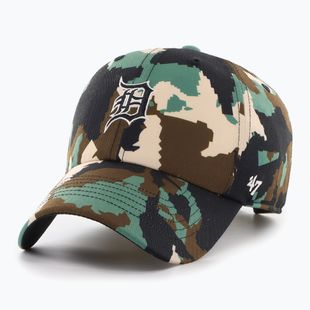 Kepuraitė su snapeliu 47 Brand Detroit Tigers Digital Star CLEAN UP brown