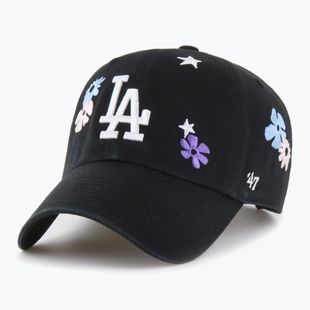 Kepuraitė su snapeliu 47 Brand MLB Los Angeles Dodgers Flora CLEAN UP black