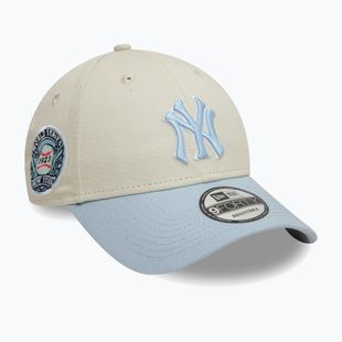Kepuraitė su snapeliu New Era WS Patch 9Forty New York Yankees light beige