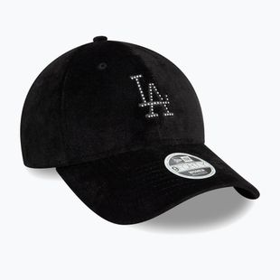 Kepuraitė su snapeliu New Era Diamante Velour 9Forty Los Angeles Dodgers black