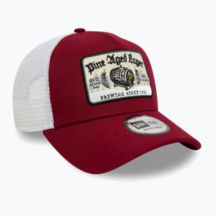 Kepuraitė su snapeliu New Era NE Vintage Trucker dark red