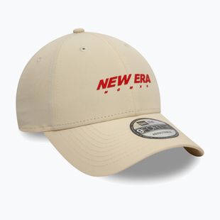Kepuraitė su snapeliu New Era NE Tech 9Forty light beige