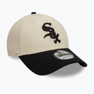Kepuraitė su snapeliu New Era Colourblock 9Forty Chicago White Sox light beige