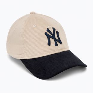 Kepuraitė su snapeliu New Era Block Cord 9Twenty New York Yankees light beige