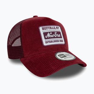 Kepuraitė su snapeliu New Era NE Patch Cord Trucker dark red