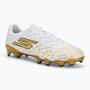 Vyriški futbolo batai SKECHERS Skx_ 1.5 Academy FG white/gold