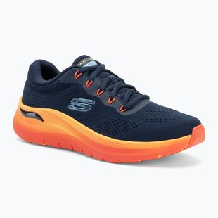 Vyriški batai SKECHERS Arch Fit 2.0 navy leather/multi trim