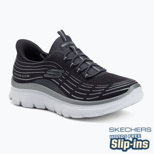 Moteriški batai SKECHERS Summits Plus Soft Luster anglies spalvos/sidabriniai