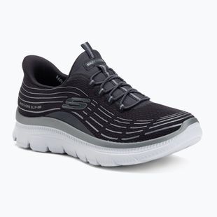 Moteriški batai SKECHERS Summits Plus Soft Luster anglies spalvos/sidabriniai