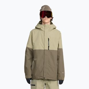 Vyriška snieglenčių striukė Volcom L Insulated GTX moss green