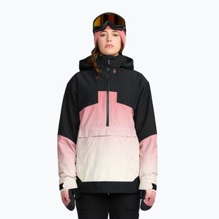 Moteriška snieglenčių striukė Volcom Fern Insulated Gore Pullover Mesa Rose