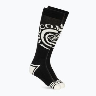 Vyriškos slidinėjimo kojinės Volcom Spiral Over The Calf black
