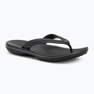 Šlepetės per pirštą Crocs Crocband Flip black/slate grey