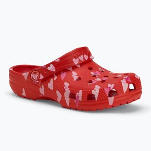 Vaikiškos šlepetės Crocs Classic Valentines Day Clog Kids cherry red