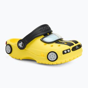 Vaikiškos šlepetės Crocs Classic IAM Race Car Clog Kids Toddler cyber yellow