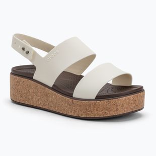 Moteriški sandalai Crocs Brooklyn Cork Low Wedge chalk
