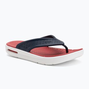 Šlepetės per pirštą Crocs InMotion Flip navy