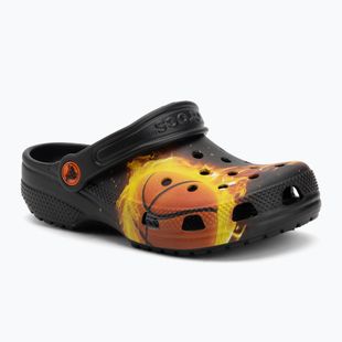 Vaikiškos šlepetės Crocs Flaming Bball Clog Kids black