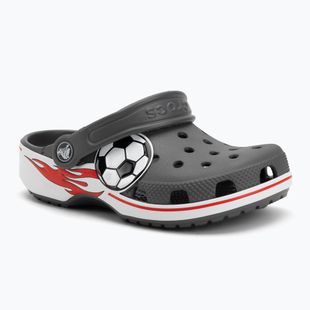 Vaikiškos šlepetės Crocs Classic Soccer Band Clog Kids slate grey