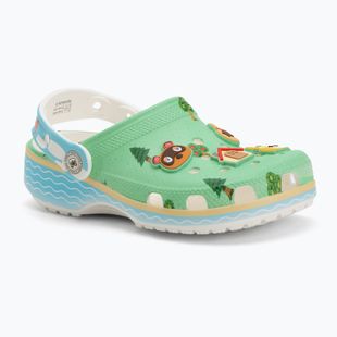 Vaikiškos šlepetės Crocs Classic Animal Crosing Clog Kids multicolor