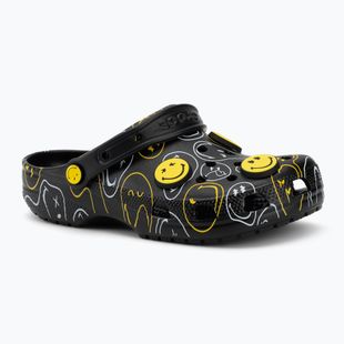 Šlepetės Crocs Classic Smiley multicolor