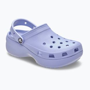 Moteriškos šlepetės Crocs Classic Platform Clog blue haze