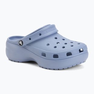 Moteriškos šlepetės Crocs Classic Platform Clog blue haze