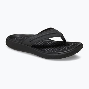 Šlepetės per pirštą Crocs Yukon Vista II Leather black/black