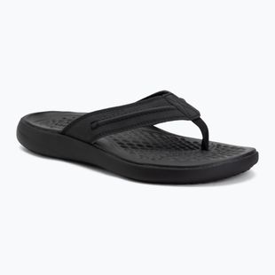 Šlepetės per pirštą Crocs Yukon Vista II Leather black/black
