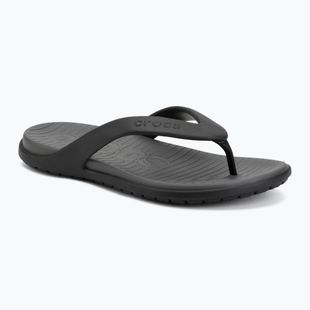 Šlepetės per pirštą Crocs Coast Flip black/slate grey