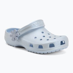 Vaikiškos šlepetės Crocs Classic Pearl Shine blue frost